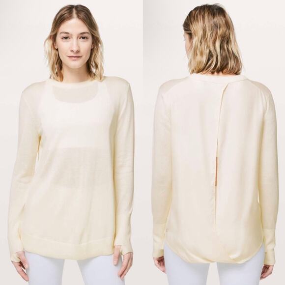 Lululemon Still At Ease Cashmere Blend Pullover - Picture 1 of 11